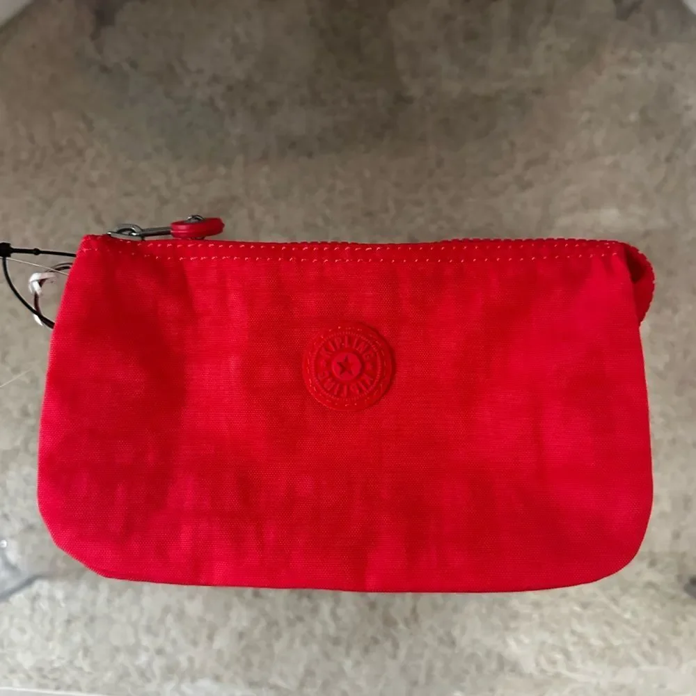 NEW Kipling Creativity Large Pouch - Bright Red